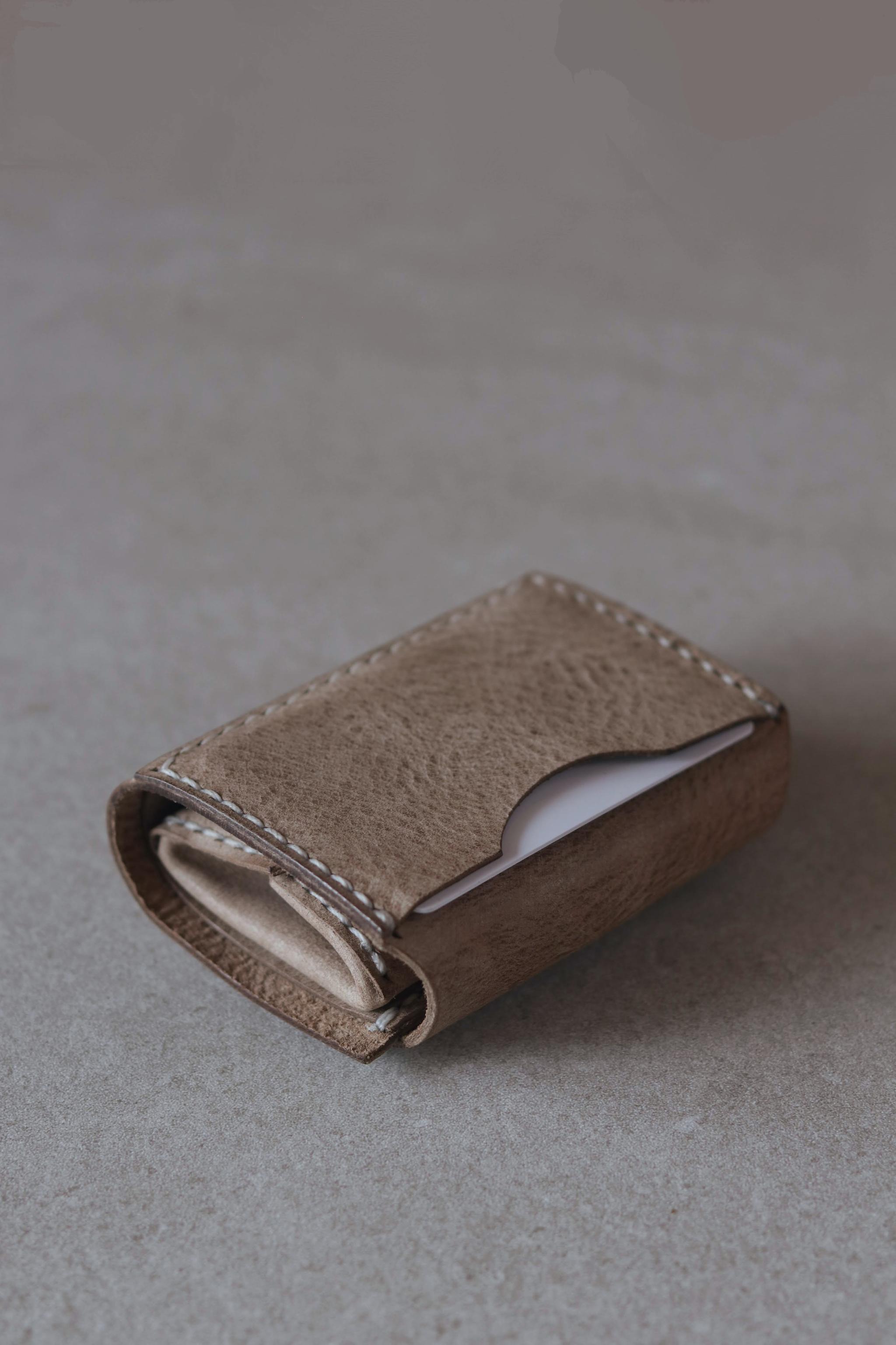 ふわっと包み込む三つ折り財布 ミニ財布 コンパクトウォレット イタリアンレザー 本革 プレゼント | 10枚目